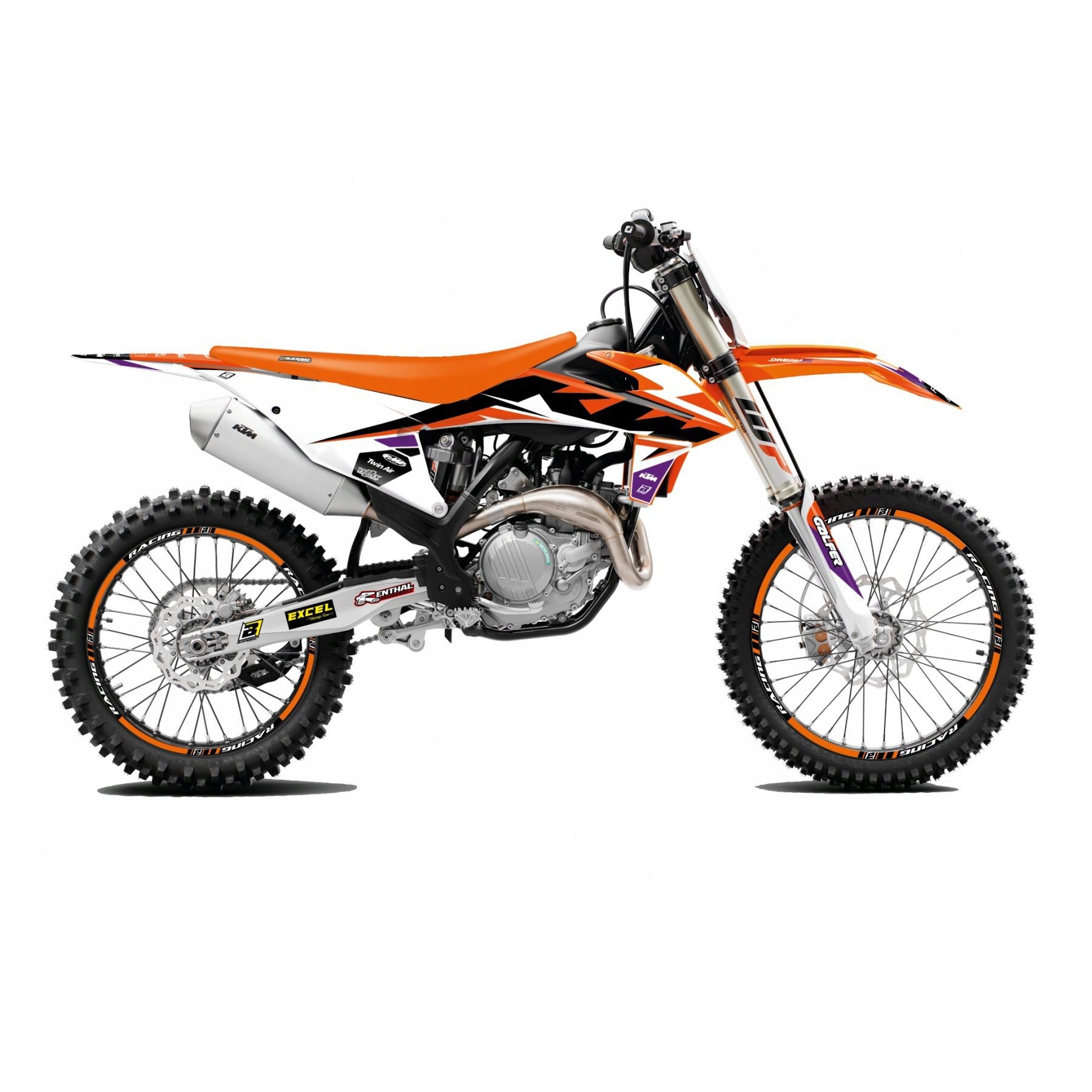 Blackbird Sada Nálepiek (oklein) Ktm Sx/sx-f '19-'22, Exc/exc-f '20-'23