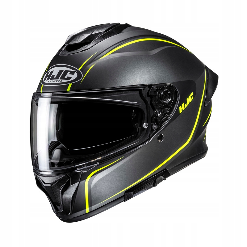 Hjc C71 Quez Black Yellow Integrálna Motocyklová Prilba