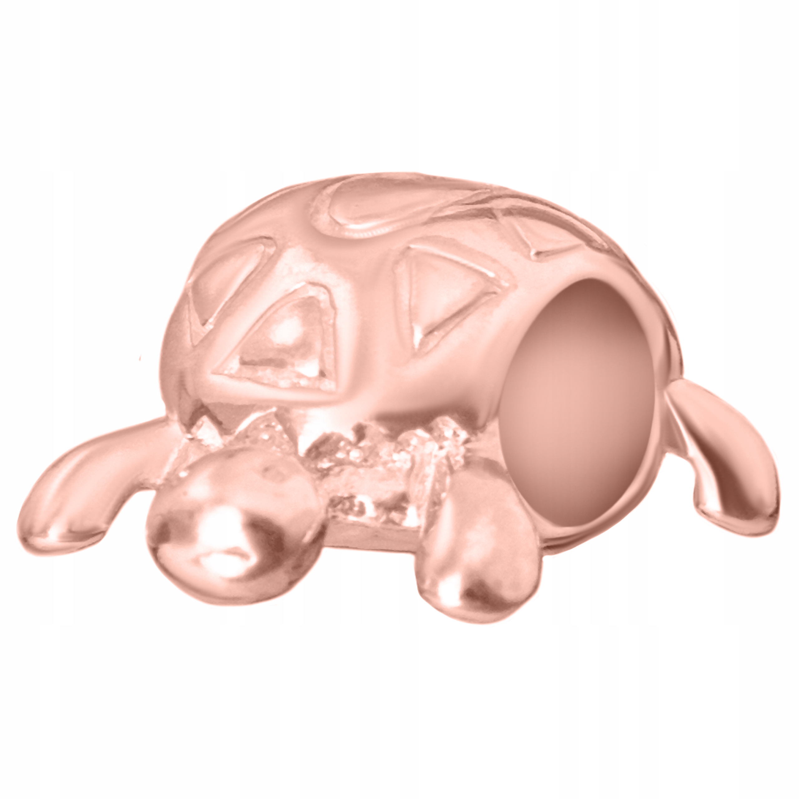 Charms Pozlacený velký mořský želví korálek s želvičkou Želvička Stříbro 925