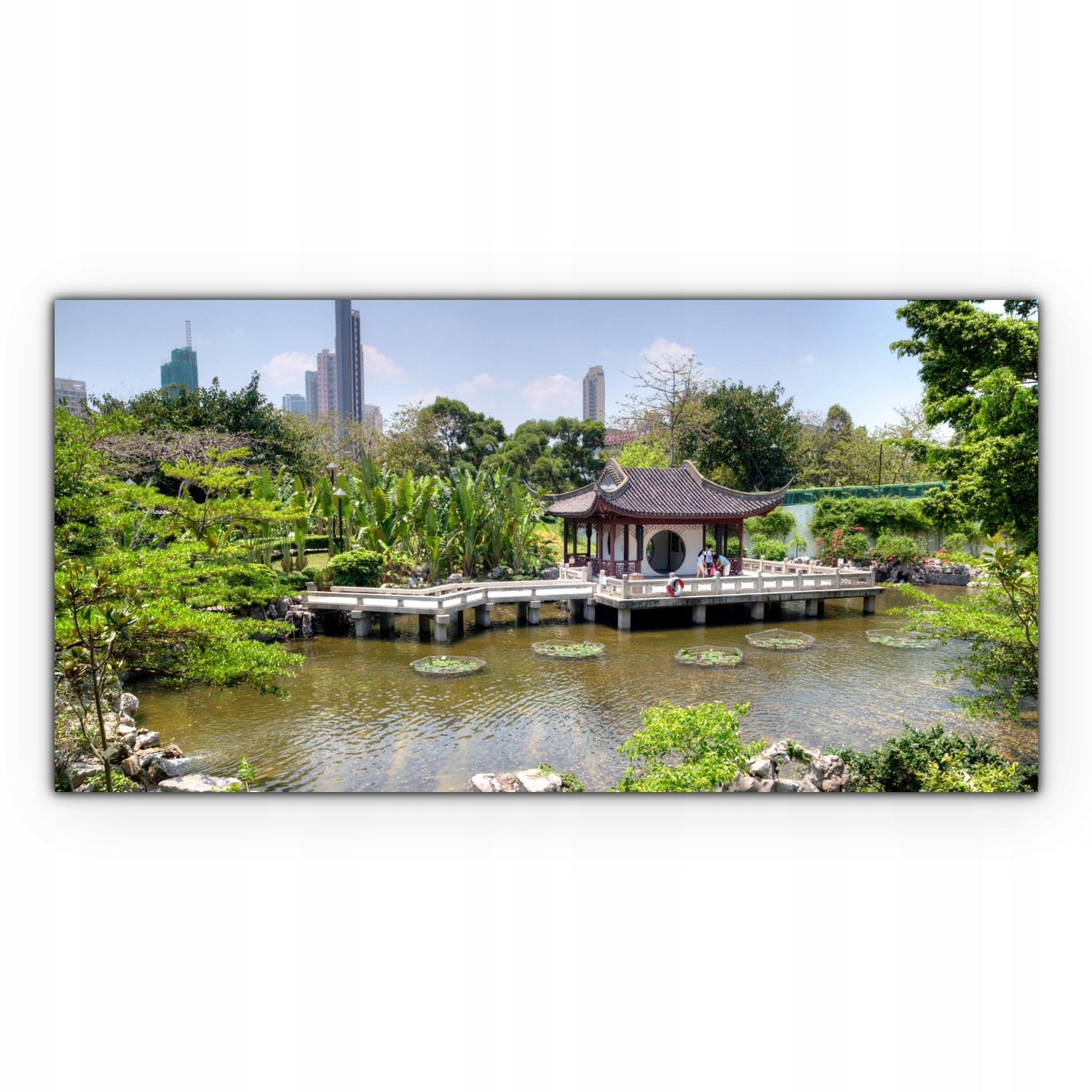 

Canvas na ramie ścienny 100x50 Chiny Ogród Sztuka