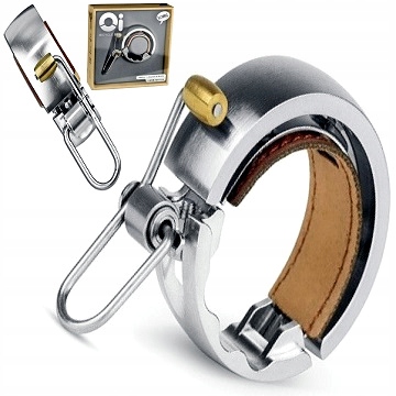 Zvonek na kolo Knog Oi Luxe malý 22,2mm stříbrný