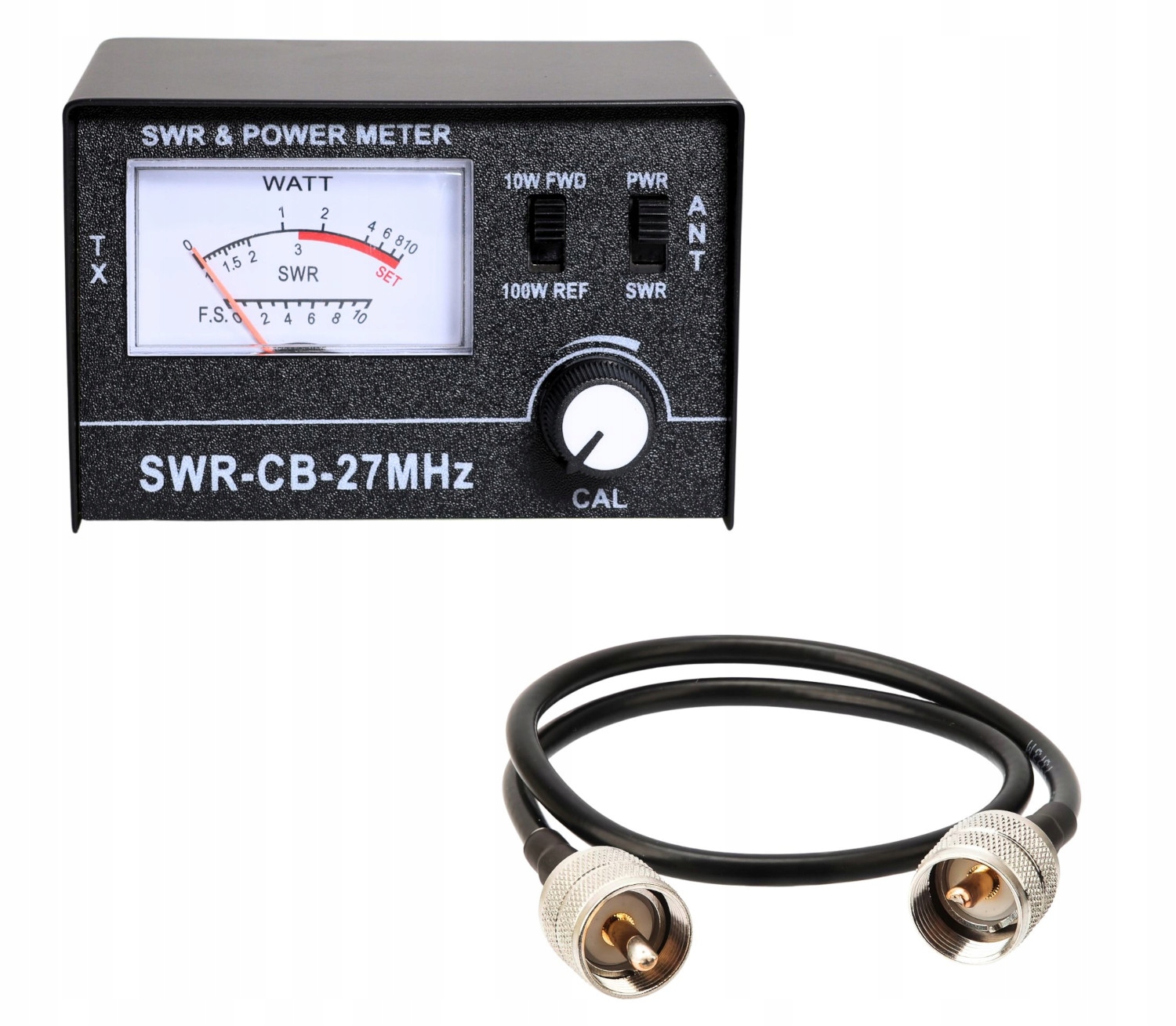 Miernik Do Strojenia Anten Cb Kabel Połączeniowy 50cm miernik Swr mocy