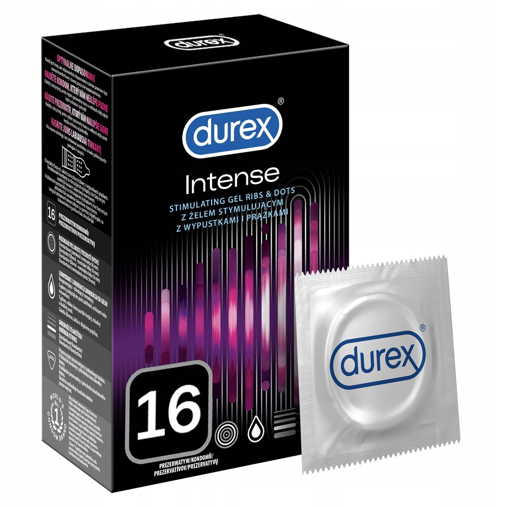 

Prezerwatywy Durex Intense Orgasmic 16 Szt.