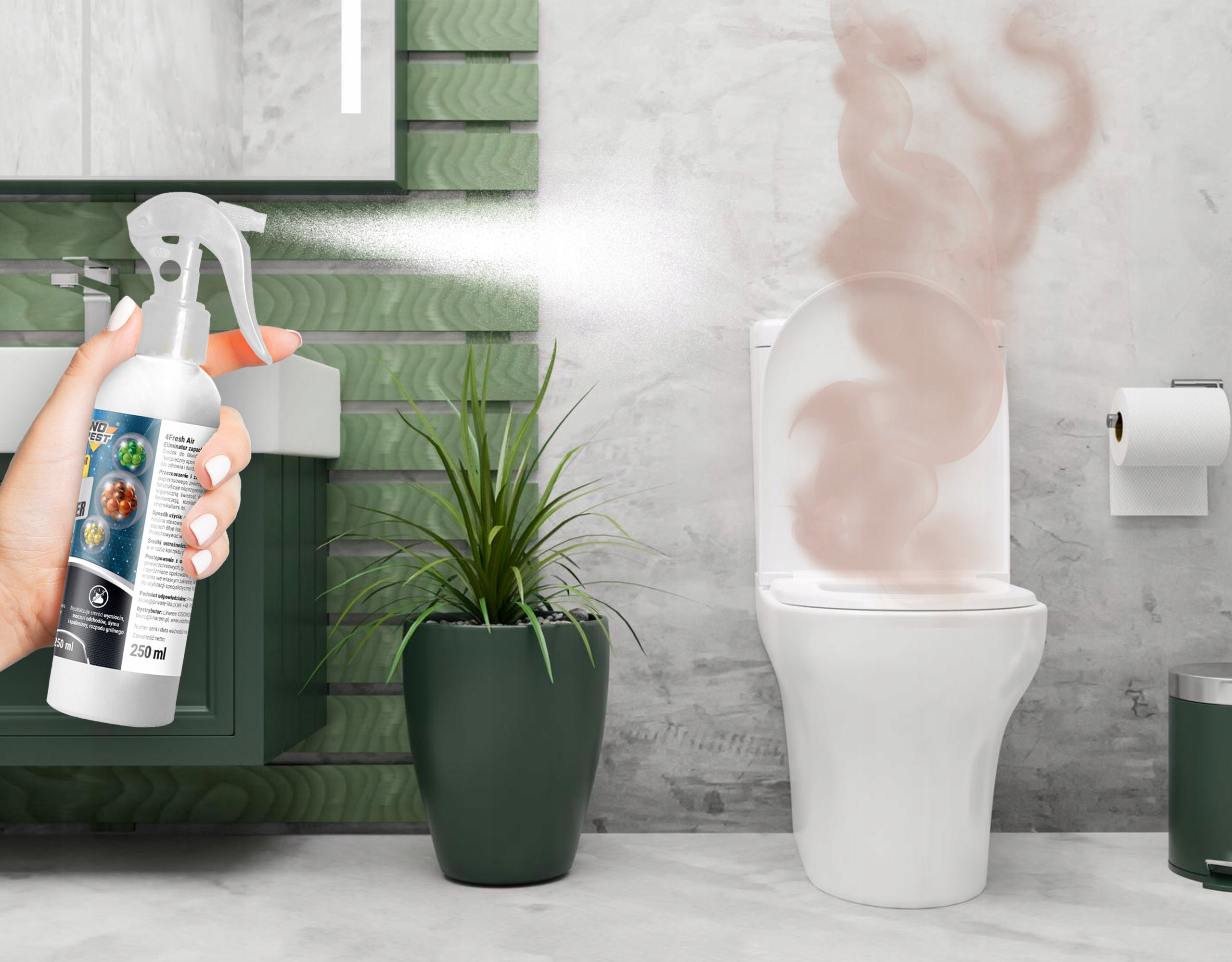 NEUTRALIZATOR ZAPACHÓW NO PEST PŁYN ŚRODEK DO USUWANIA ZAPACHU SMRODU 250ML Nazwa handlowa Neutralizator zapachów NO PEST