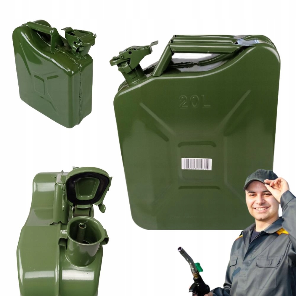 Металева каністра для палива 10 л ON і Pb