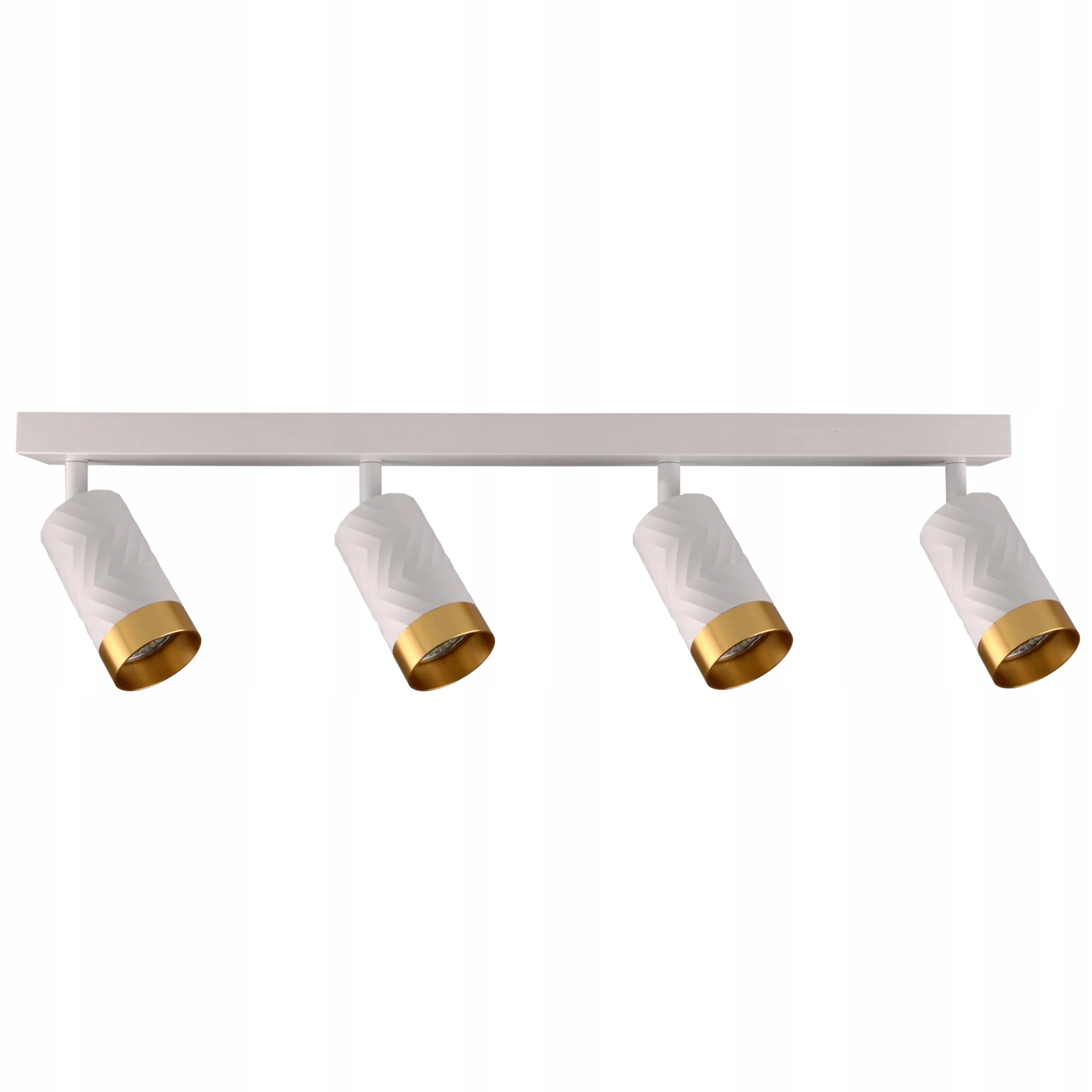 Goldlux lampa listwa ścienno sufitowa Loft Arras 4xGU10 biała złota 323620