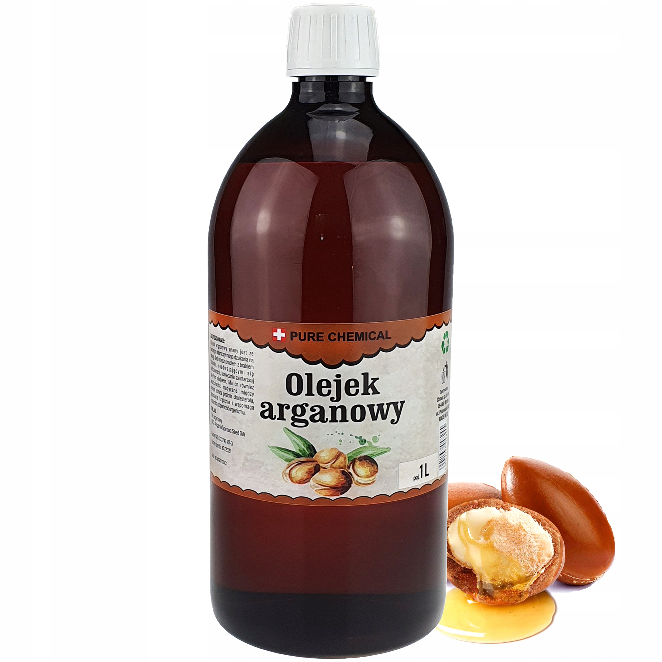 Arganový Olej Nerafinovaný Za Studena Lisovaný 1 l