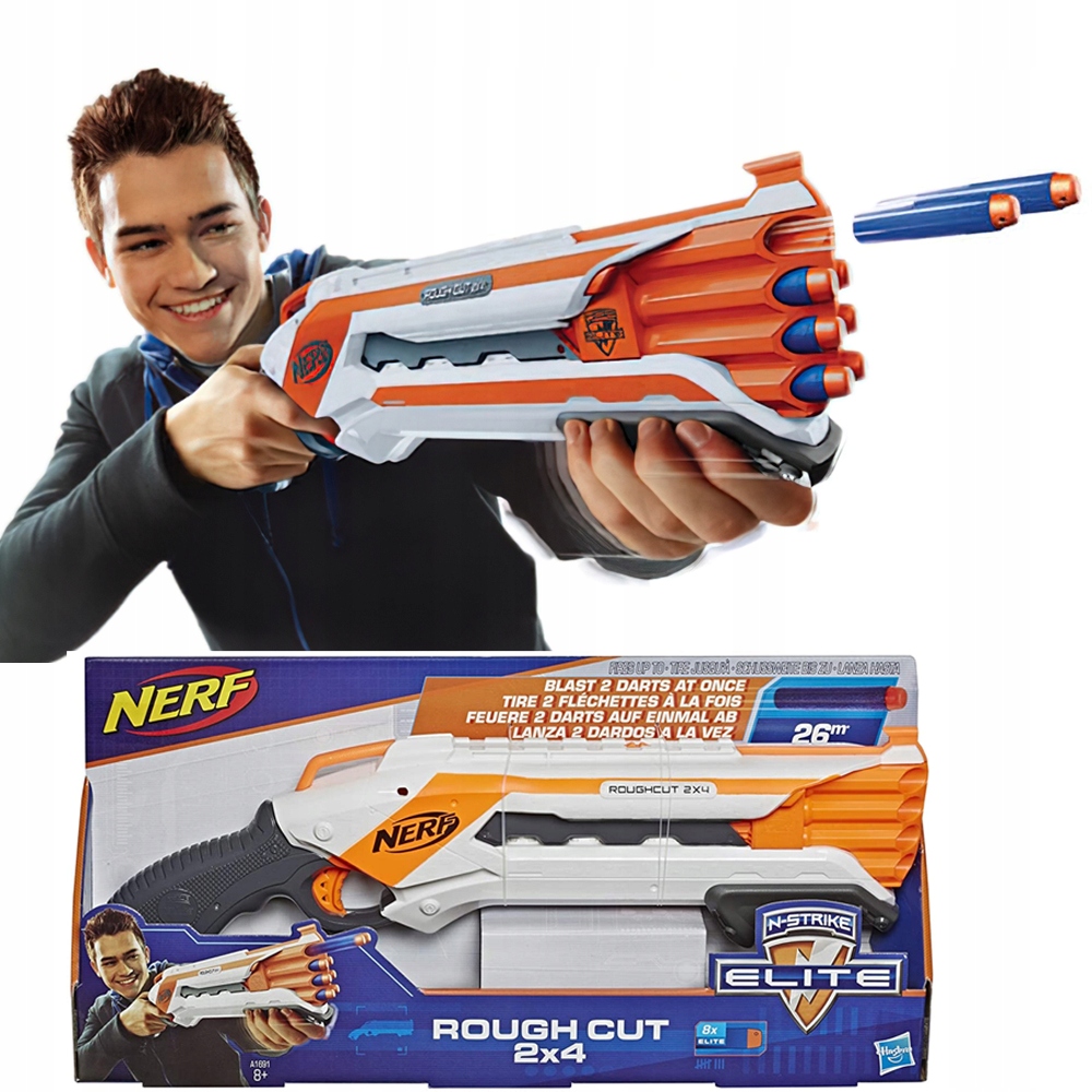 

Wyrzutnia Nerf Elite Shotgun Rough Cut 2X4 A1691