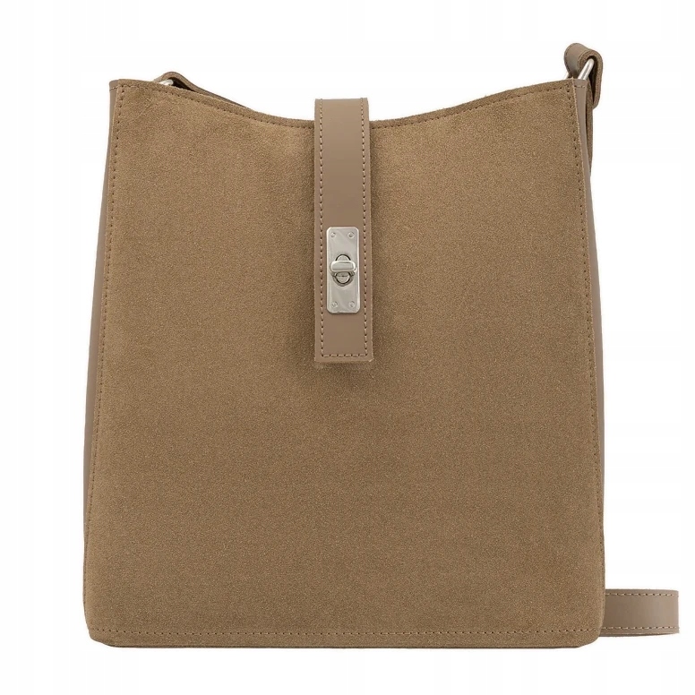 Tmavě Béžová Dámská Crossbody Kabelka, Ženská, Elegantní Kožená Ryłko