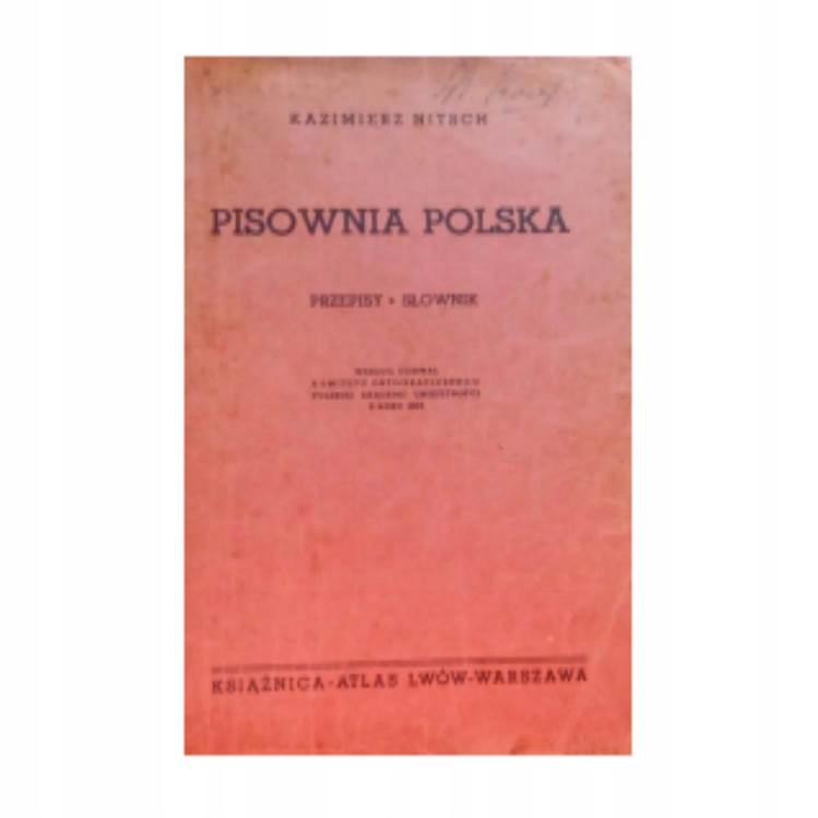 Pisownia Polska K Nitsch (13523617924) Książka Allegro