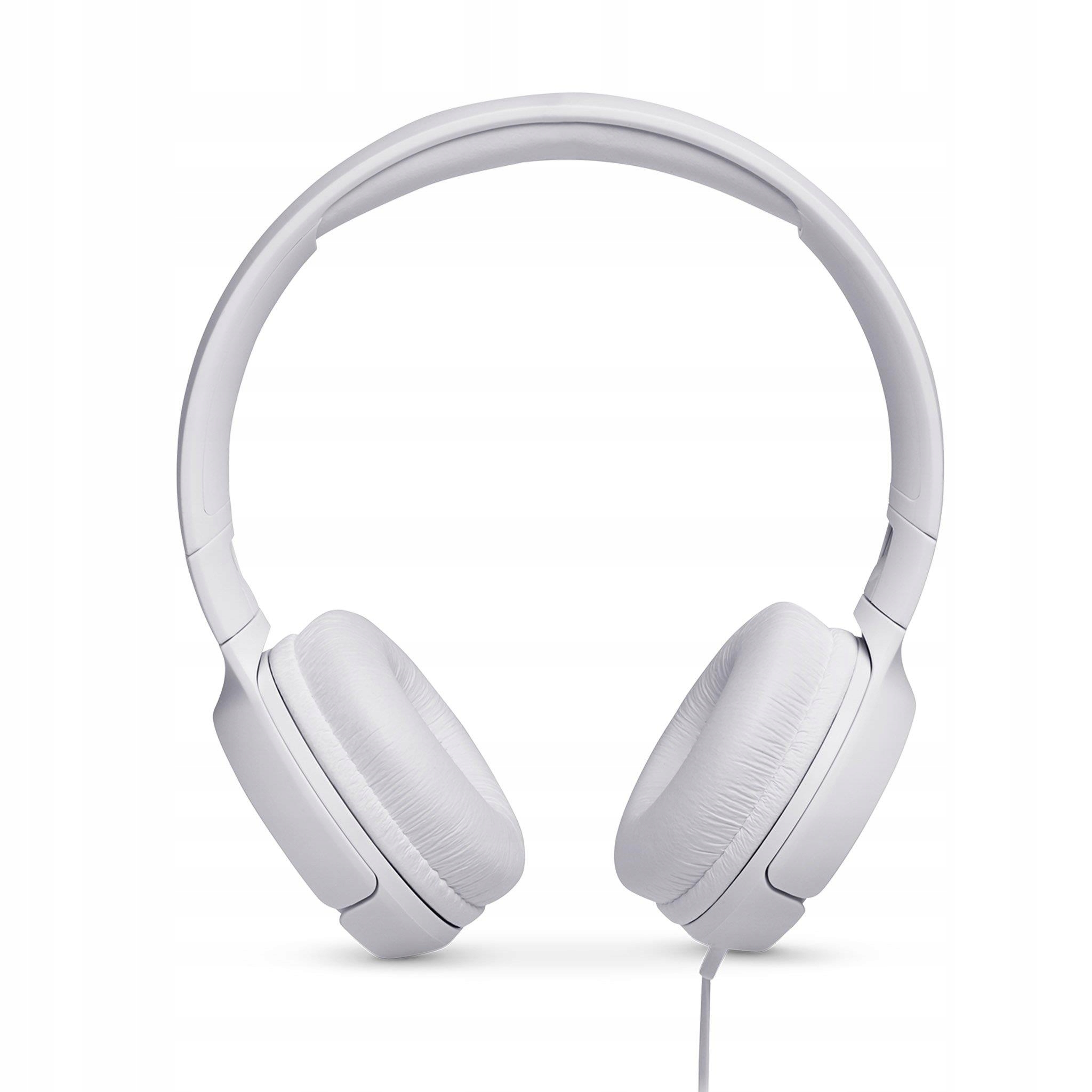 Drátová náhlavní sluchátka Jbl TUNE500 bílá
