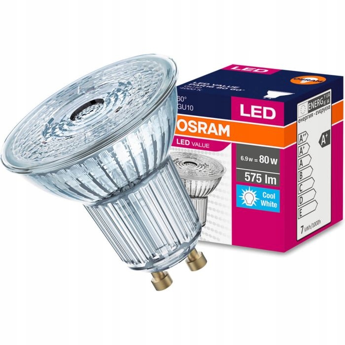 

Osram Żarówka Led Halogen GU10 6,9W 80W 4000K