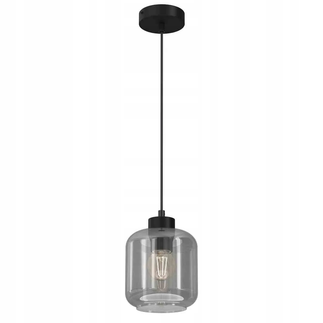 Závěsná lampa Lustr Milagro Sombra MLP8373 Černá Kouřová Milagro