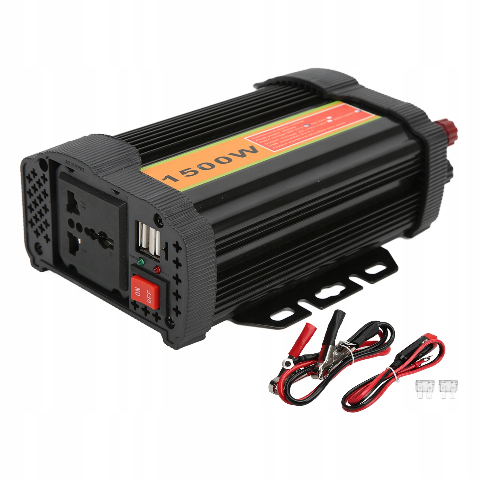 Prądnica Inwerter 1500/3000W 12V 220V SINUS PRĄD Moc użytkowa 1500 W