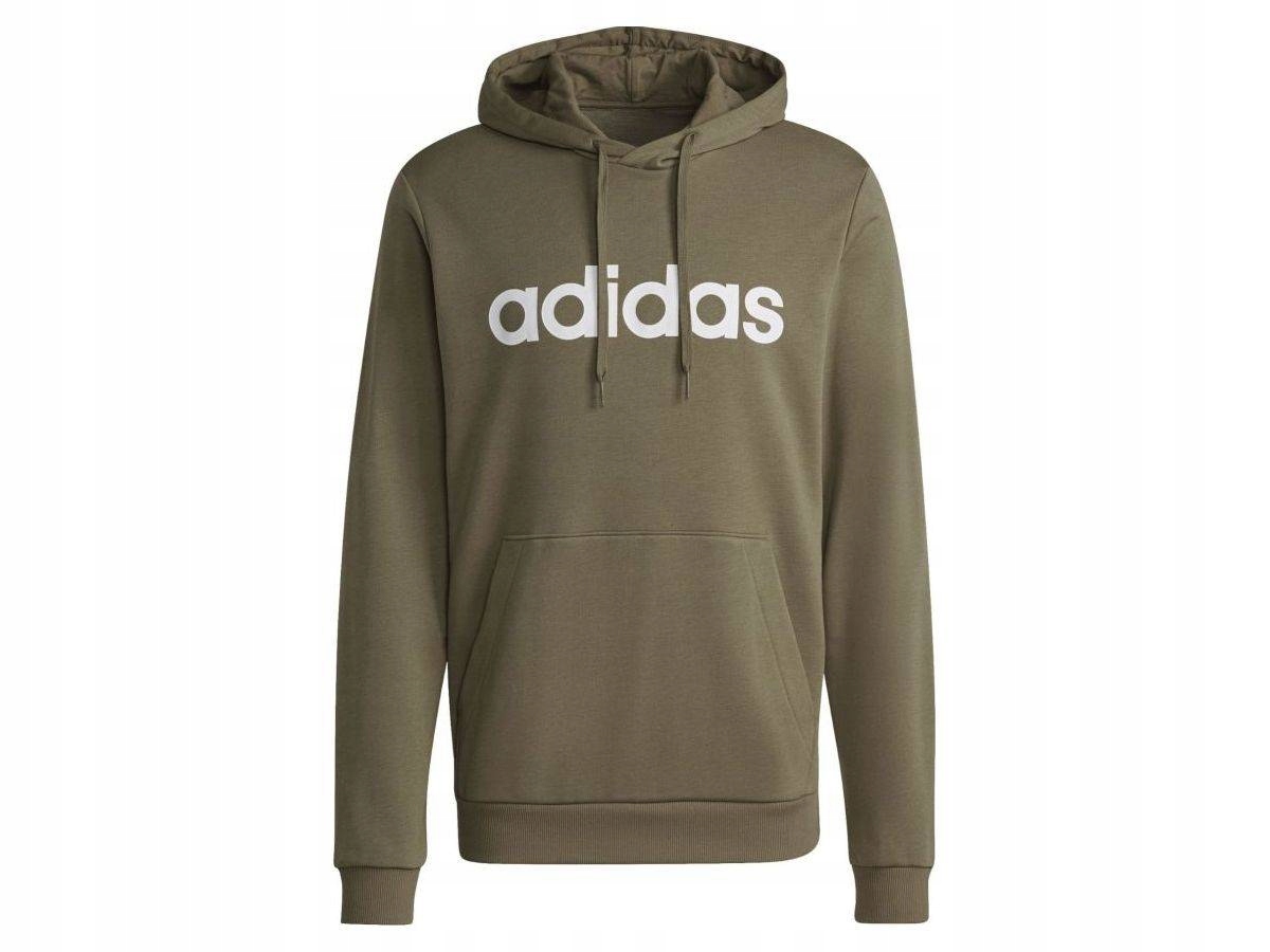 Pánská mikina s kapucí Adidas M Lin Ft Hd Xs
