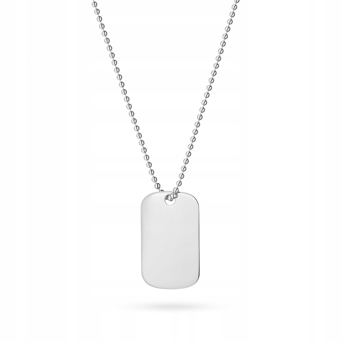 Stříbrný Vojenská Známka ryzost 925 s gravírováním 60 cm