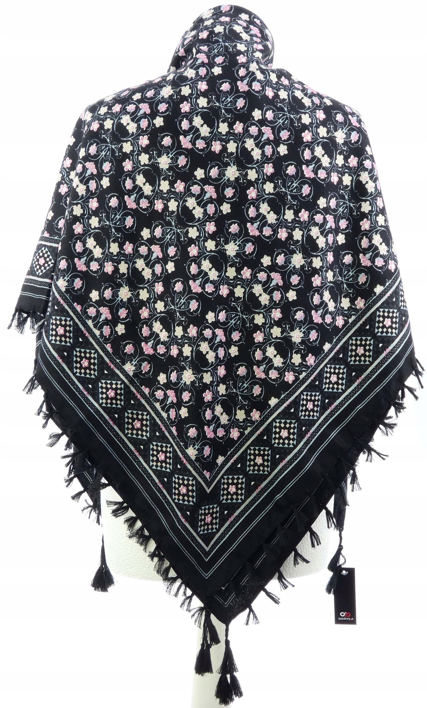 LUDOWA WZORZYSTA CHUSTA NA RAMIONA SZAL ETNO Płeć kobieta