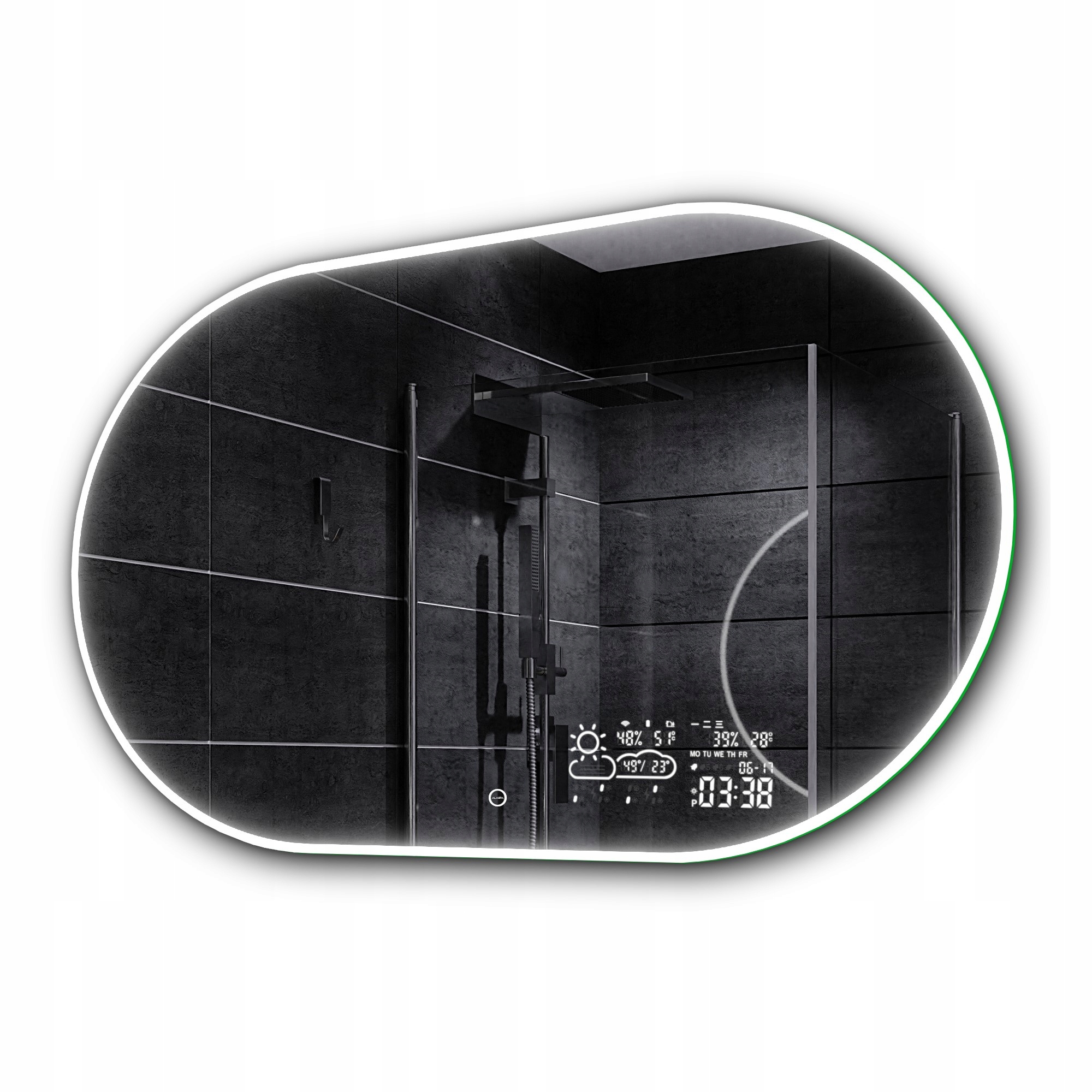 

Lustro łazienkowe Led pogoda dotyk 130x70 Hamburg