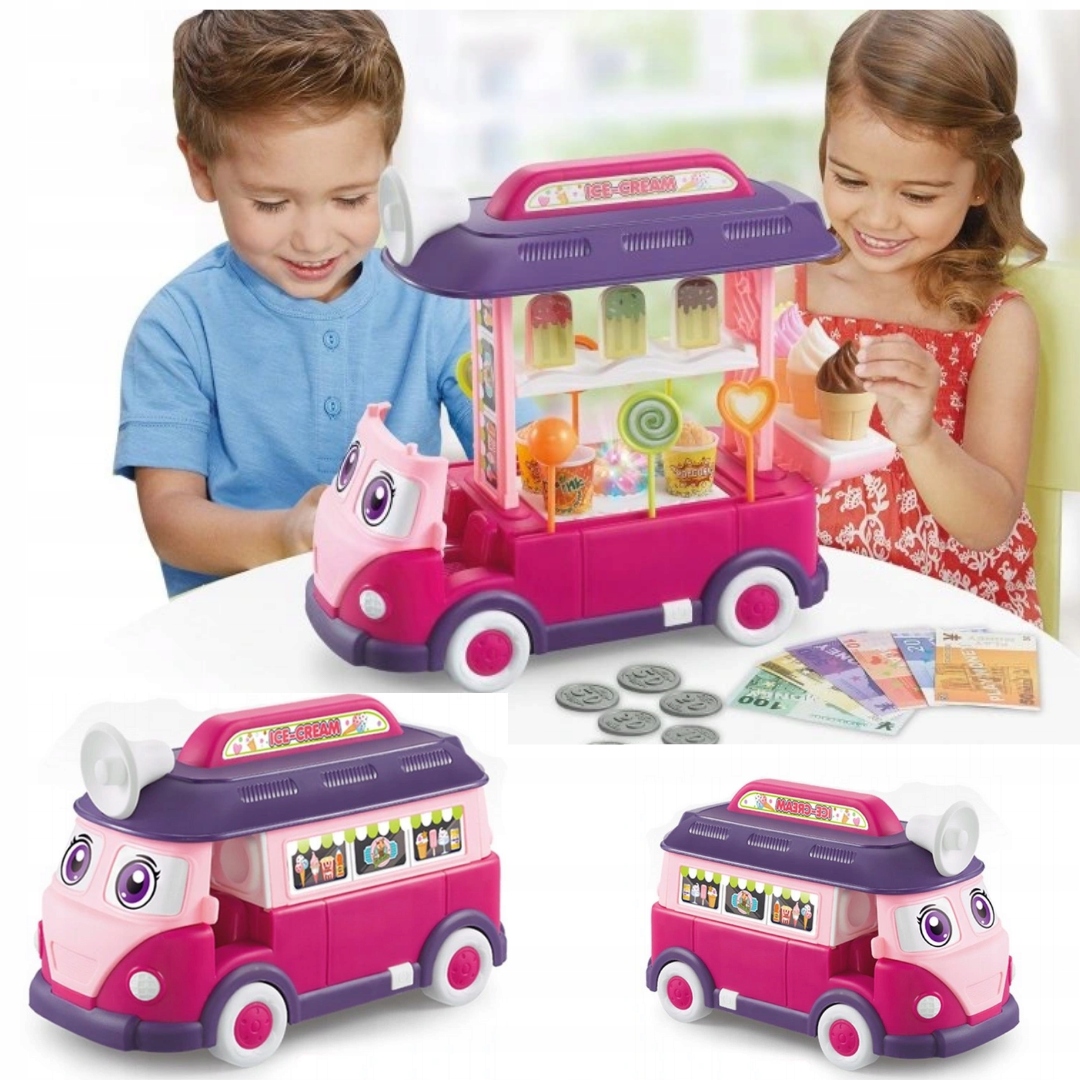 

Sklep Autobus 2w1 Food Truck + Melodie Światło