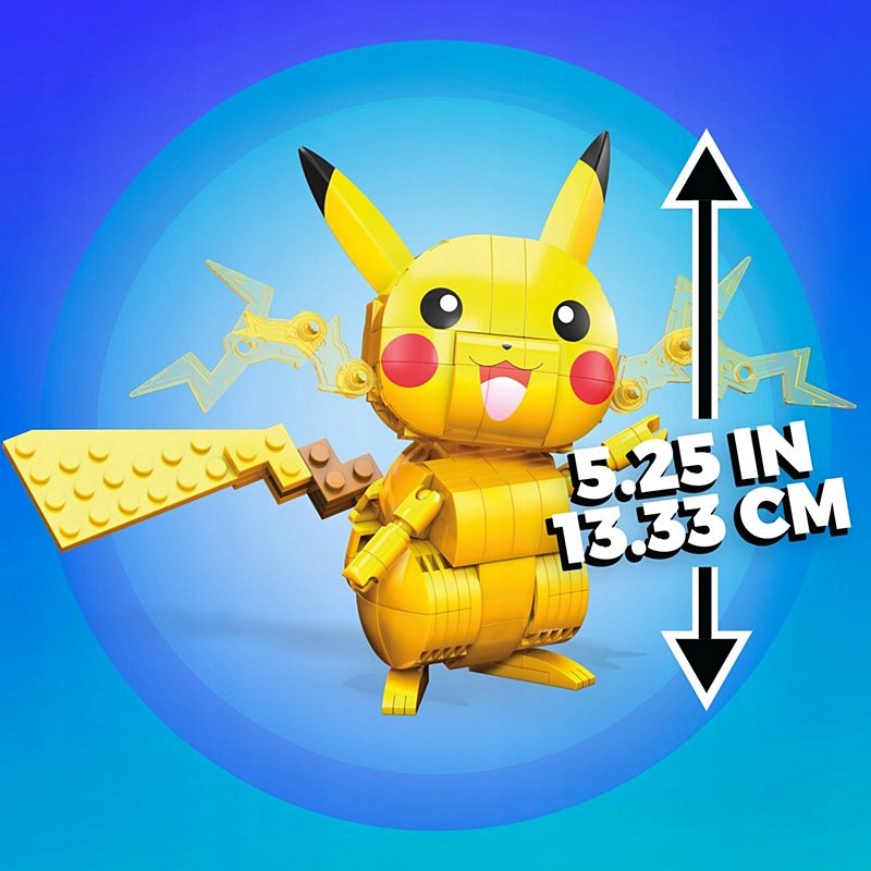 Figurka Pokemon Pikachu Klocki 211el Mega Construx Rodzaj zestaw