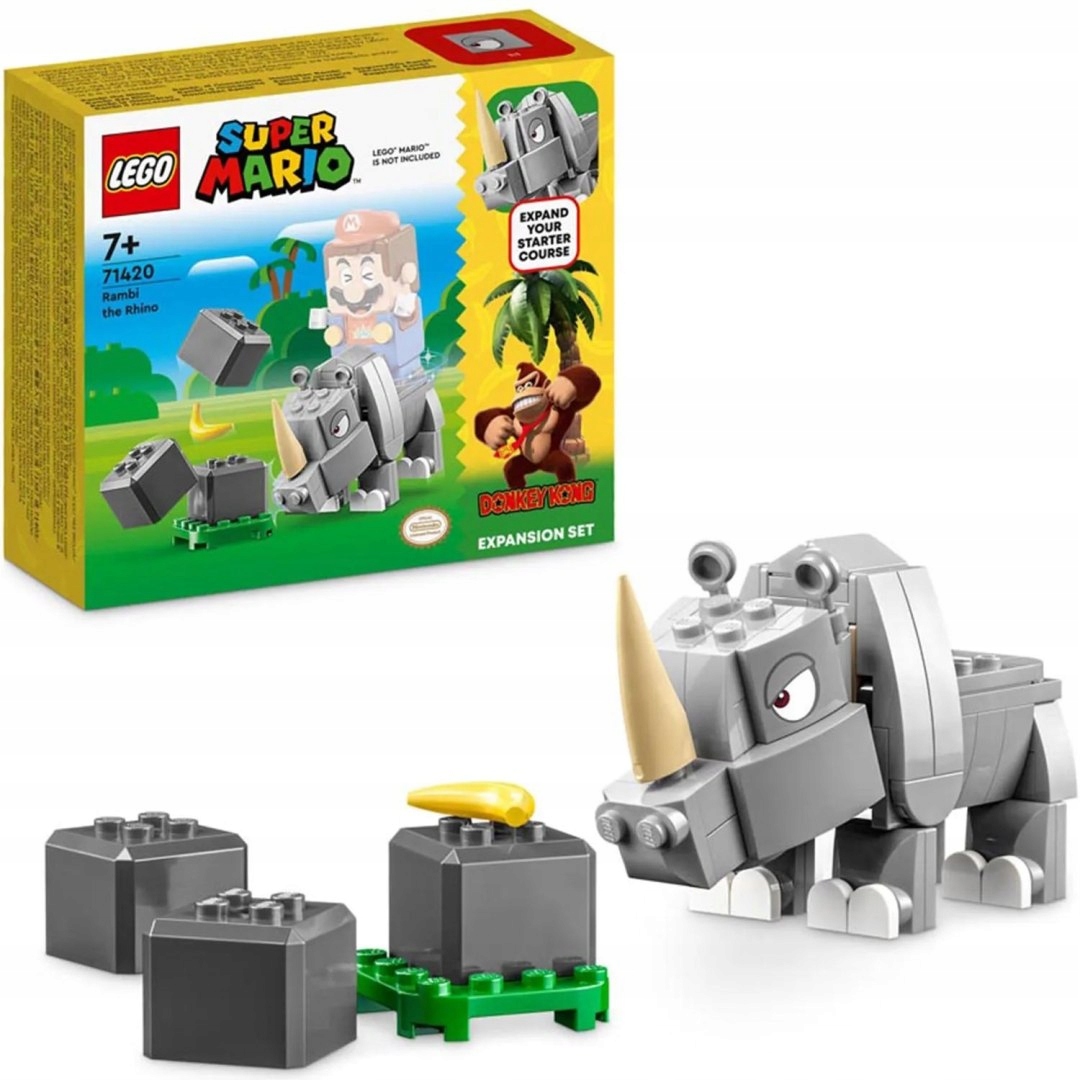 LEGO SUPER MARIO NOSOROŻEC RAMBI ZESTAW ROZSZERZAJĄCY 71420