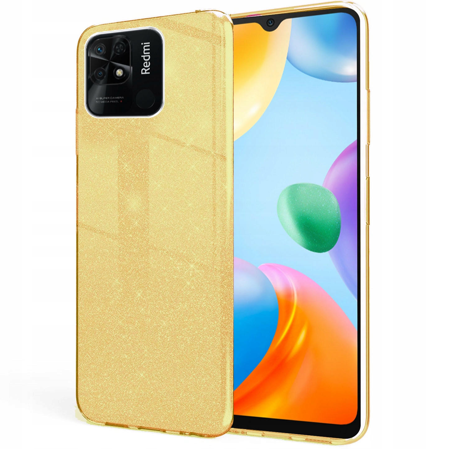 

Etui na Xiaomi Redmi 10C Brokat Case Glitter Szkło