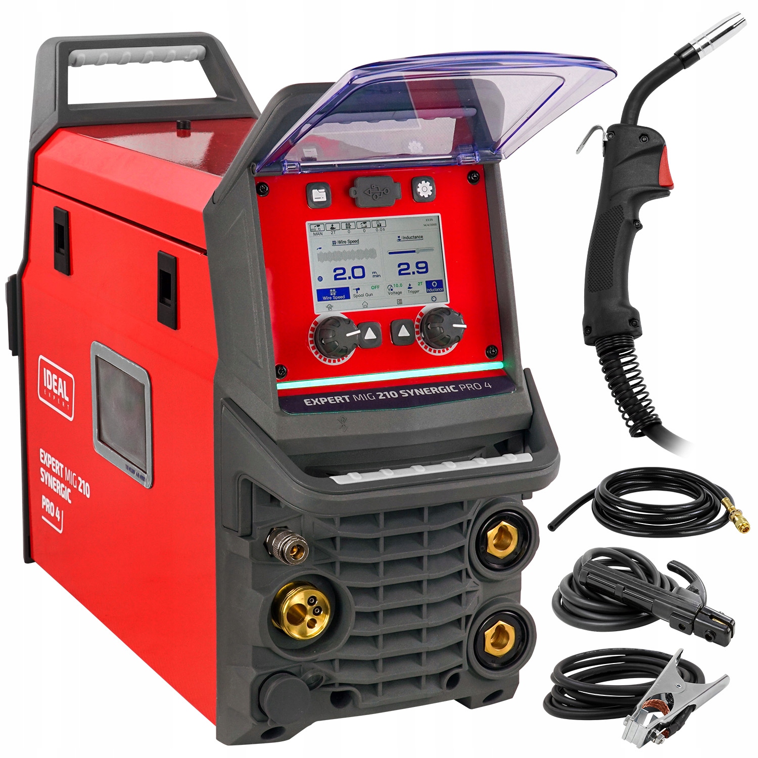 Spawarka Migomat 200A Mig Mma Tig Expert Mig 210 Synergic Pro4 LCD Ideal
