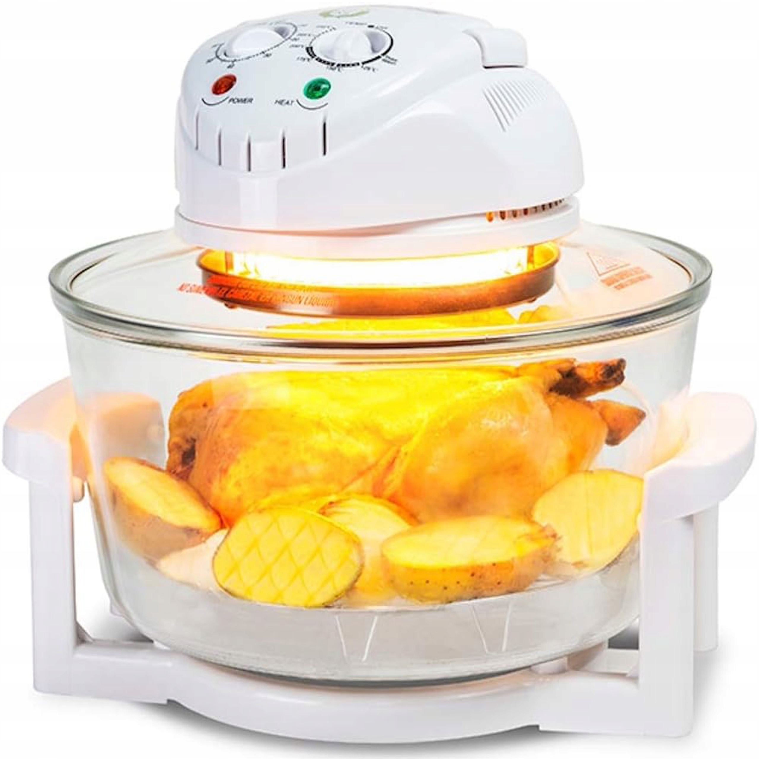 Halogenový Konvektomat Trouba Multicooker Velká 18 l 1500 W Příslušenství