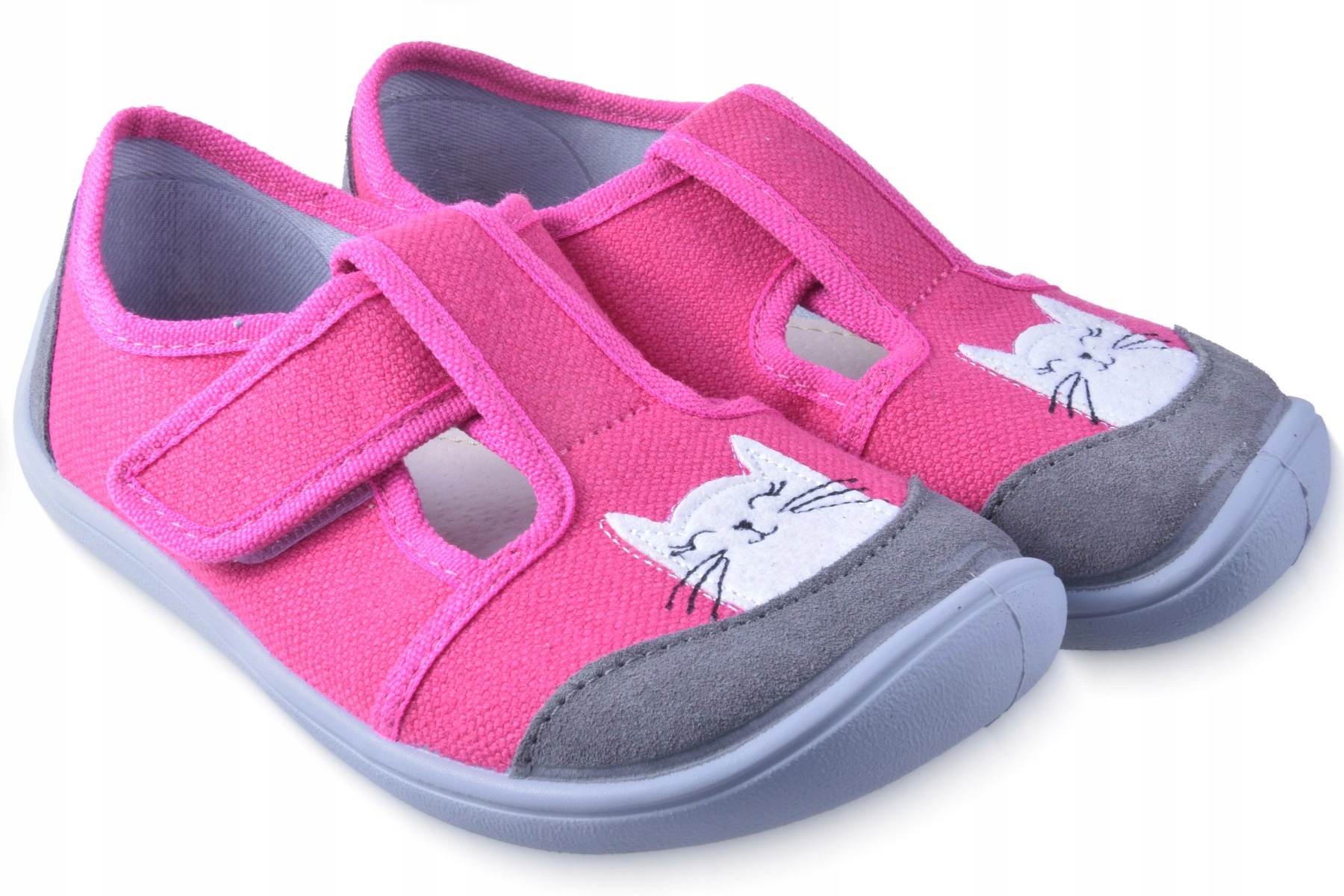 kapcie 3F barefoot dla dziewczynki 24 do przedszkola Paputki Elf 15,5cm