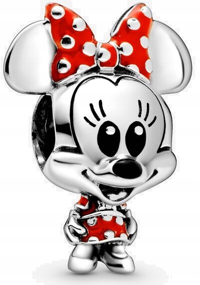 

Disney Charms Myszka Minnie z kokardą w grochy