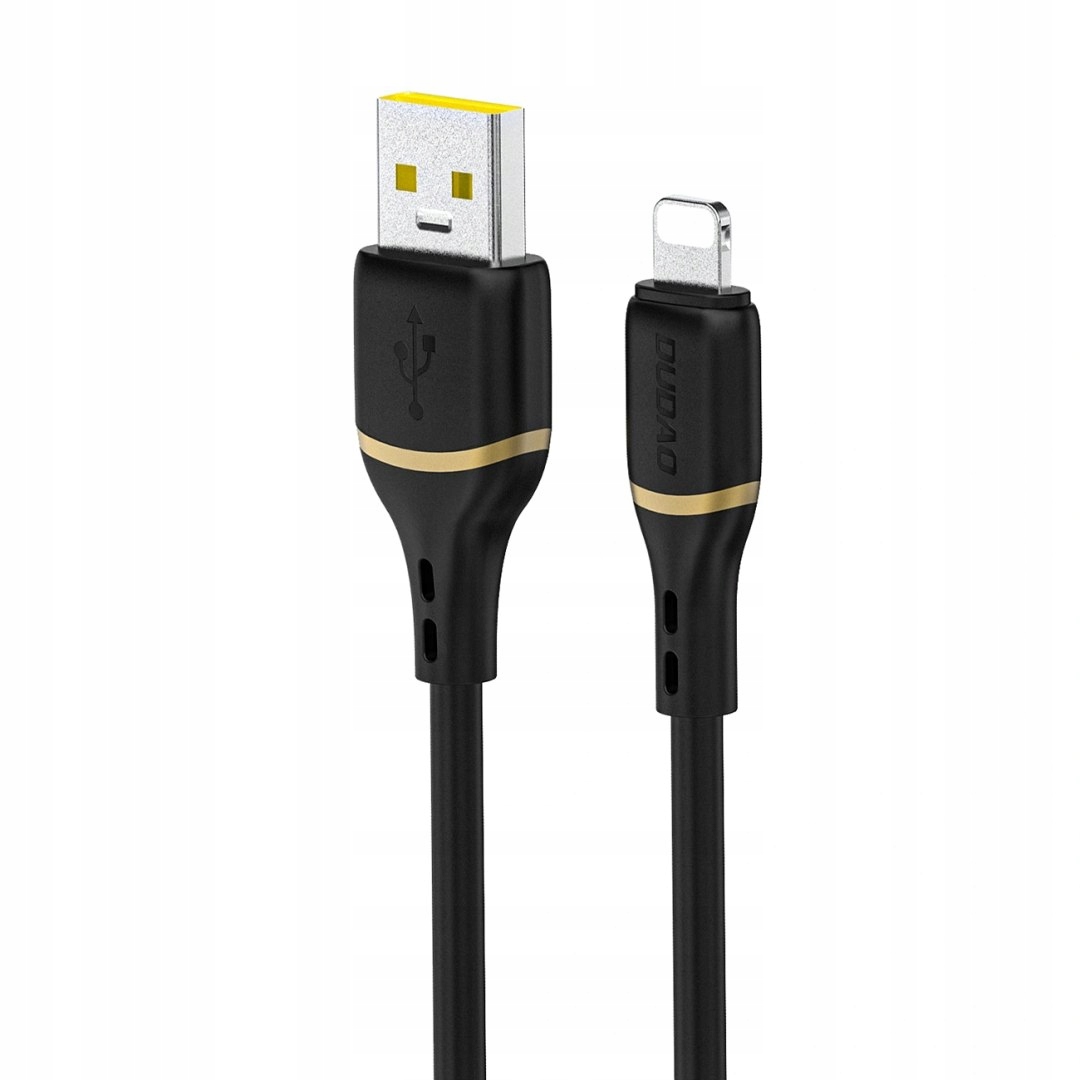 Kabel Dudao L25L 30W Usb-a Lightning z oplotem z miękkiego silikonu Light