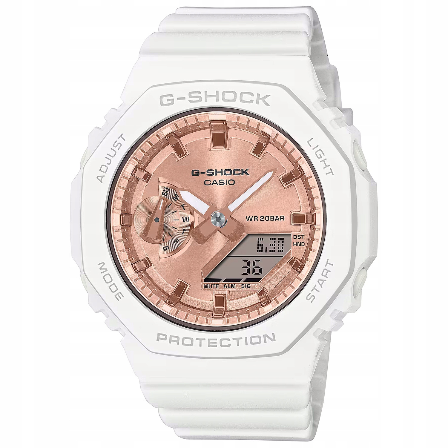 Hodinky Casio G-Shock GMA-S2100MD-7AER bílý řemínek