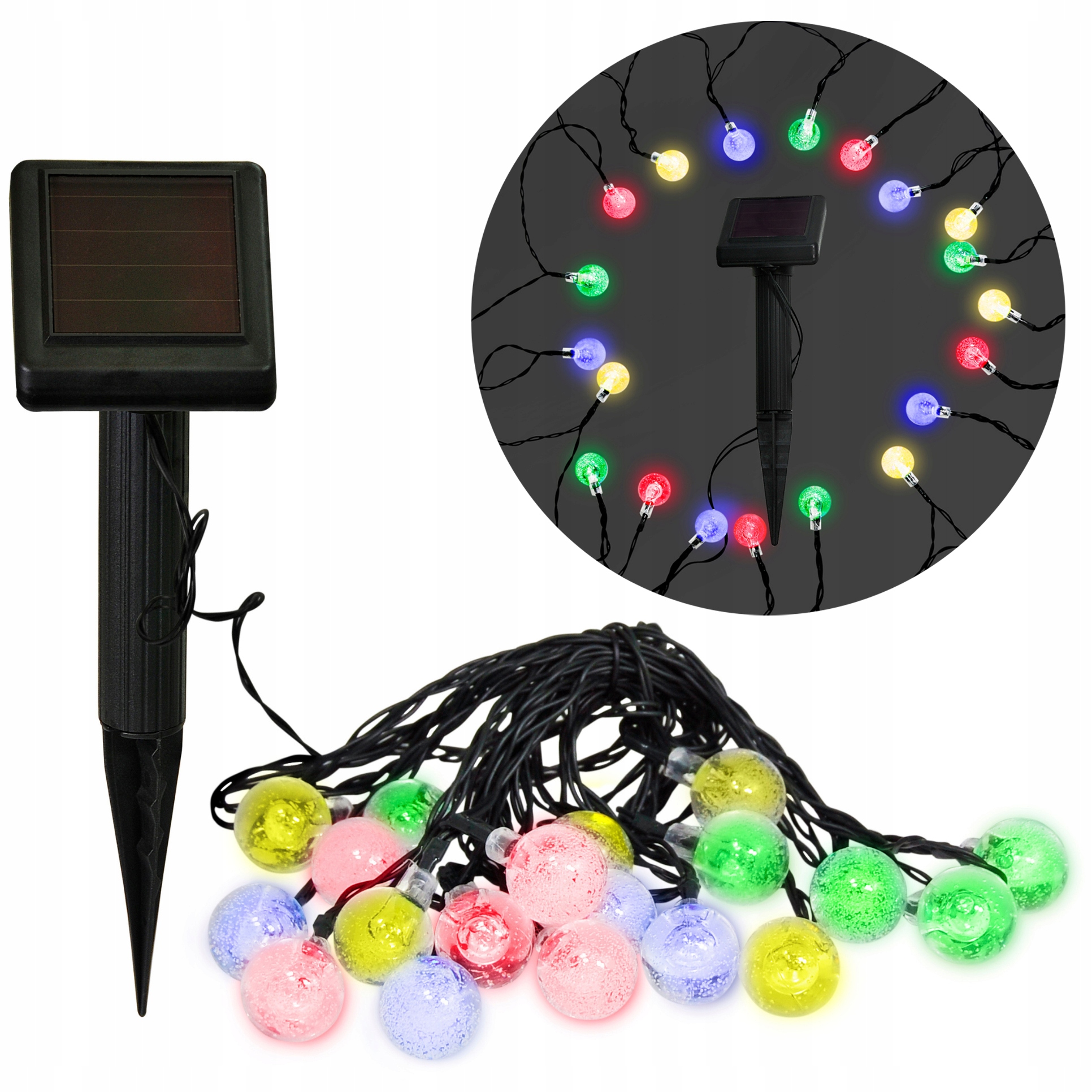 

Girlanda Ogrodowa Solarna Led Lampki Choinkowe