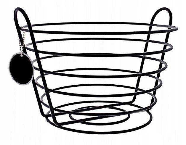 OKRĄGŁY METALOWY KOSZ KOSZYK OWOCE METAL LOFT CZAR