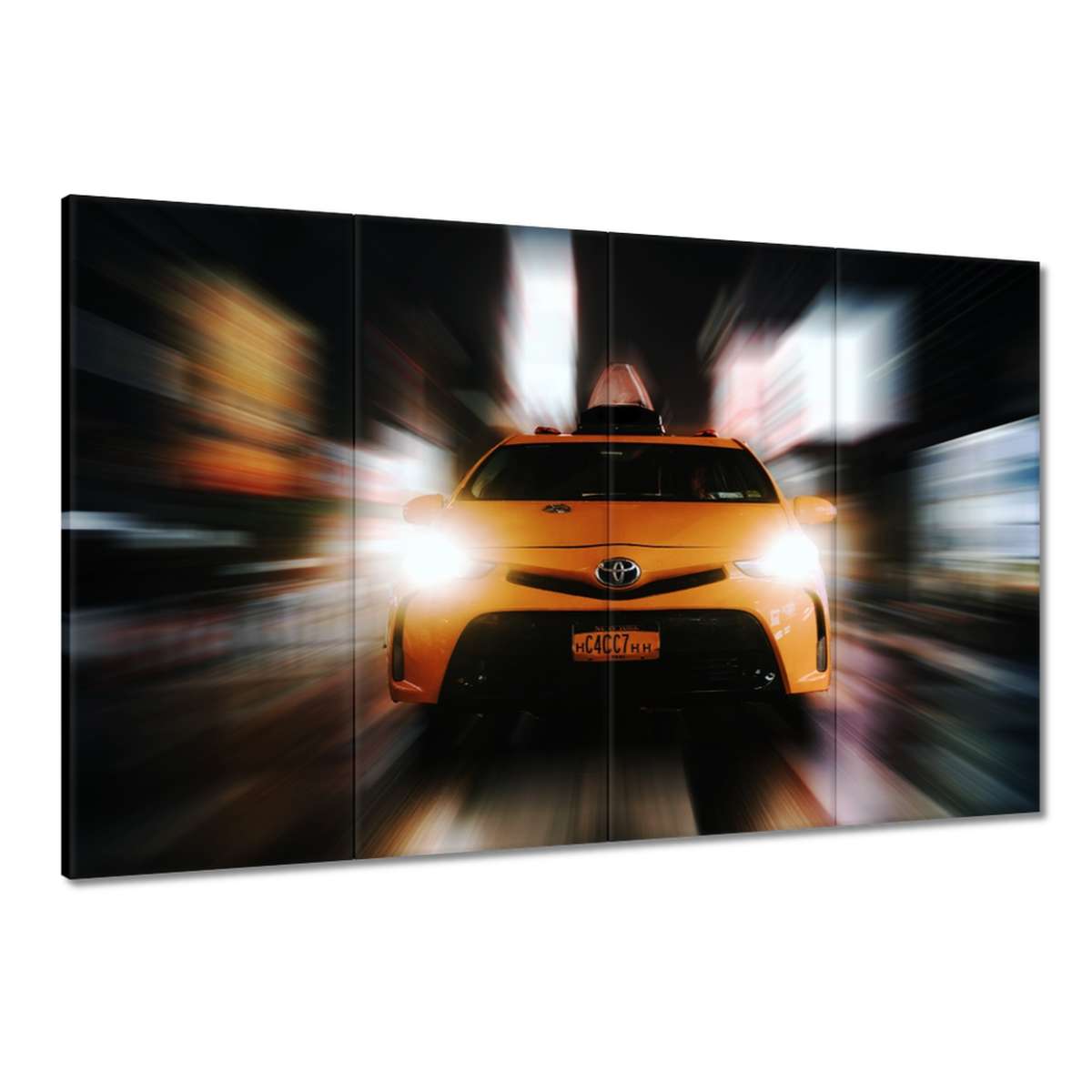 Obrazy 120x80 Žluté taxíky Taxi Taksi