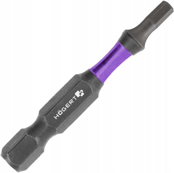 Końcówka wkrętakowa udarowa Hex H6 50mm 2 szt., Hoegert Technik