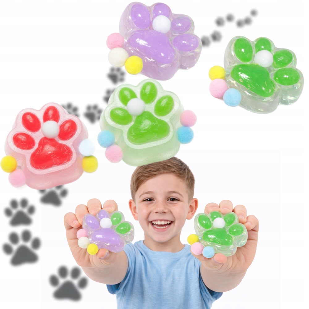 MINI GNIOTEK ŁAPKA 5 CM ANTYSTRESOWA ZABAWKA SENSORYCZNA