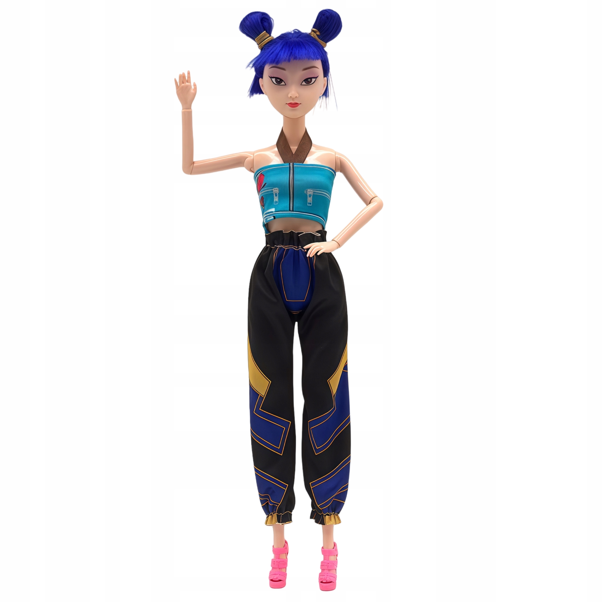 K-pop demonų medžiotojų LĖLĖ 30 cm dovana Zoey Rumi ir Mira Poseability K-Pop Gamintojo kodas: Demon Hunters mados lėlės 3 vnt.