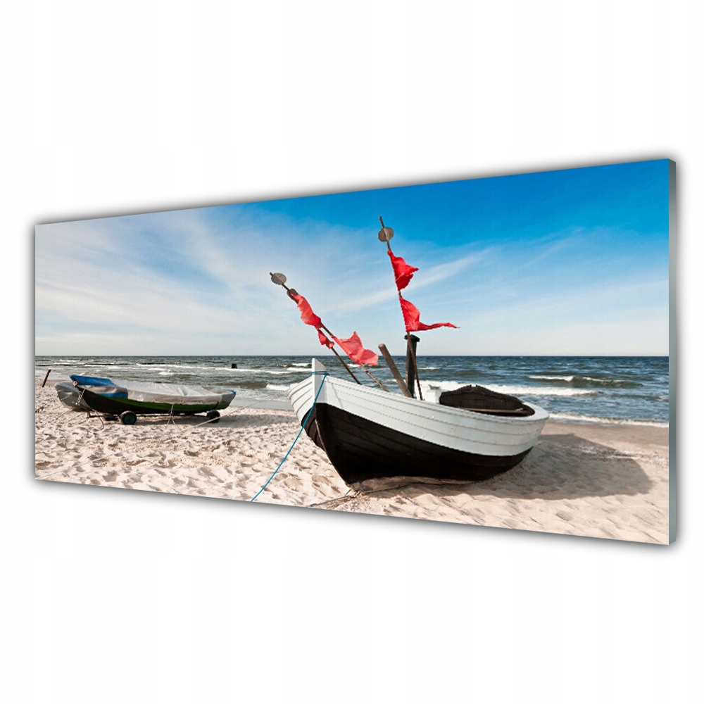 

Fotoobraz na ścianę 125x50 Łódka Plaża Krajobraz