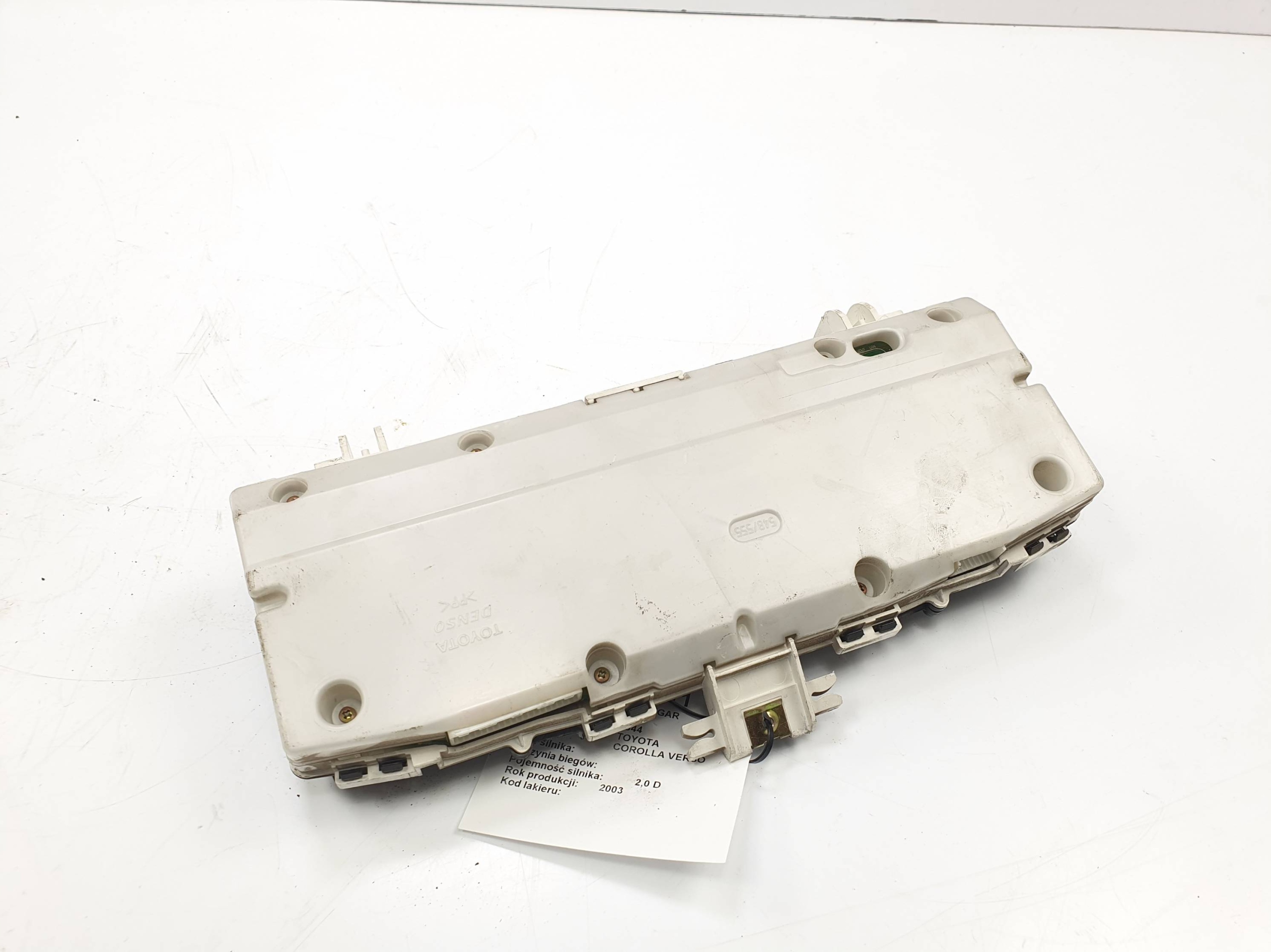 dials clock 83800-13150 TOYOTA COROLLA VERSO