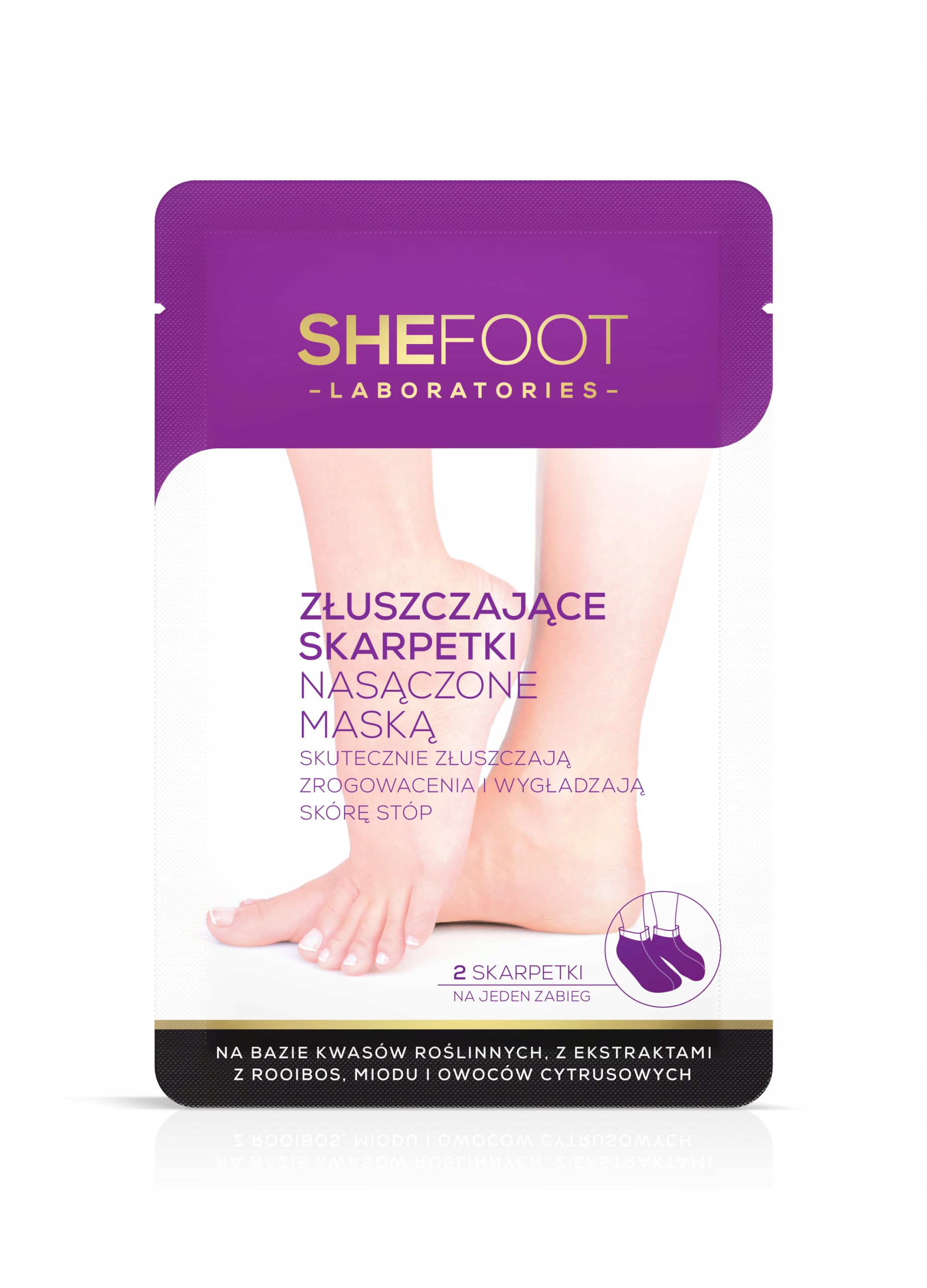 SHEFOOT ZŁUSZCZAJĄCA MASKA DO STÓP