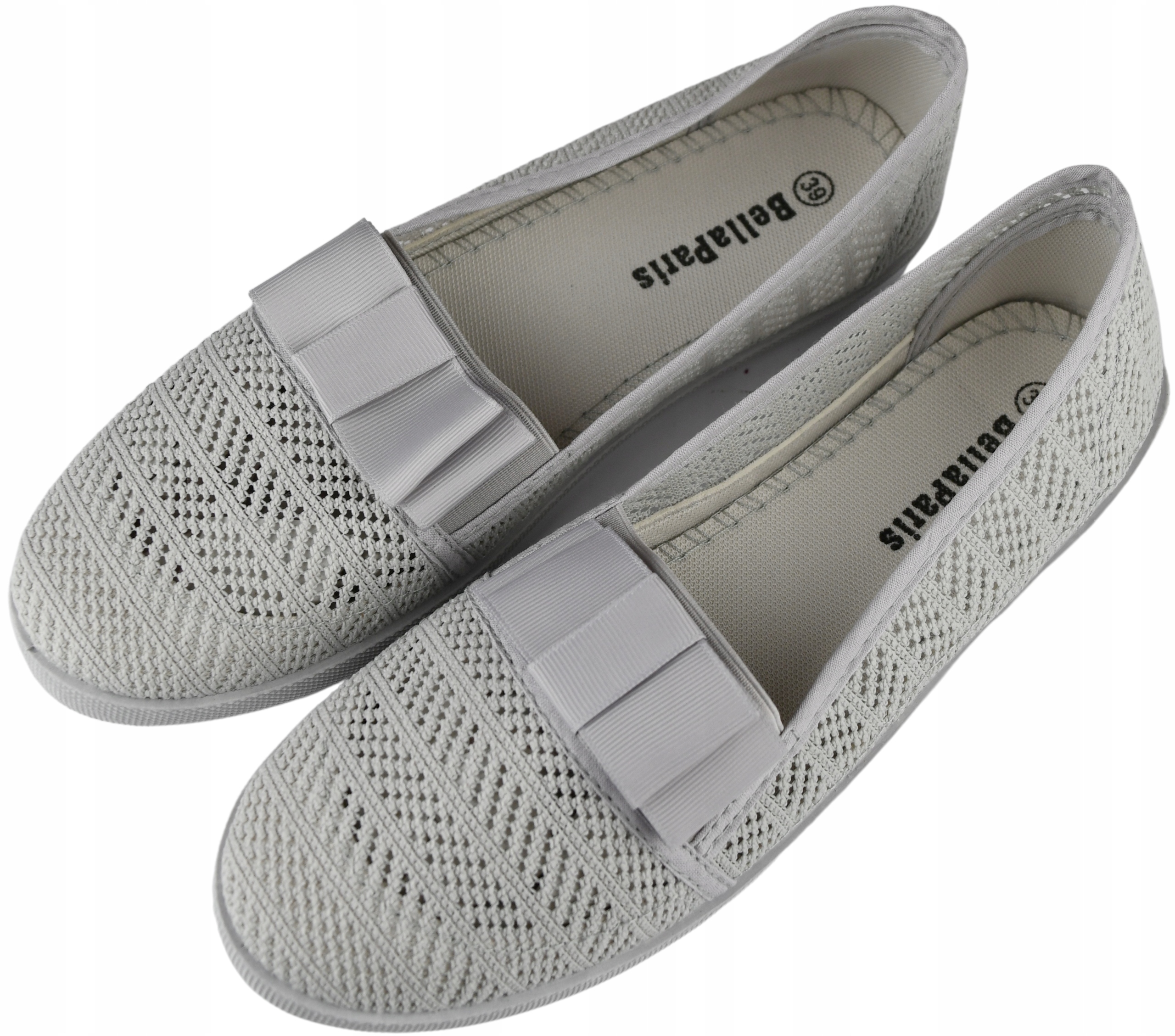 

Buty Mokasyny Przewiewne Ażurowe Z Kokardą R. 40