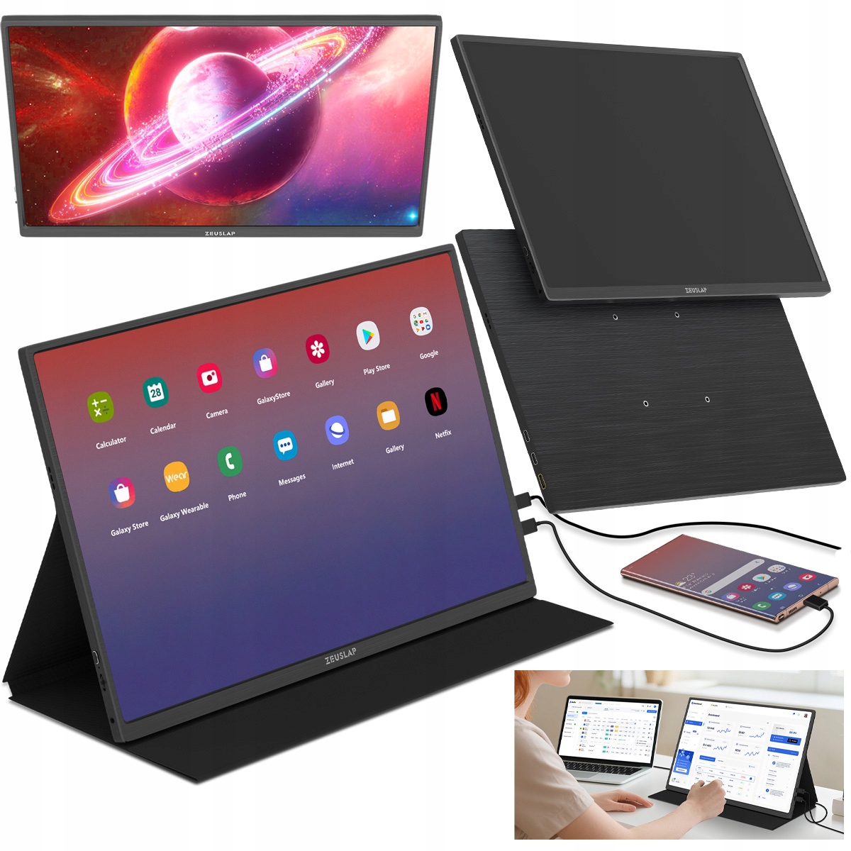 Zeuslap Z16K 16" 4K IPS 60Hz 3ms Przenośny