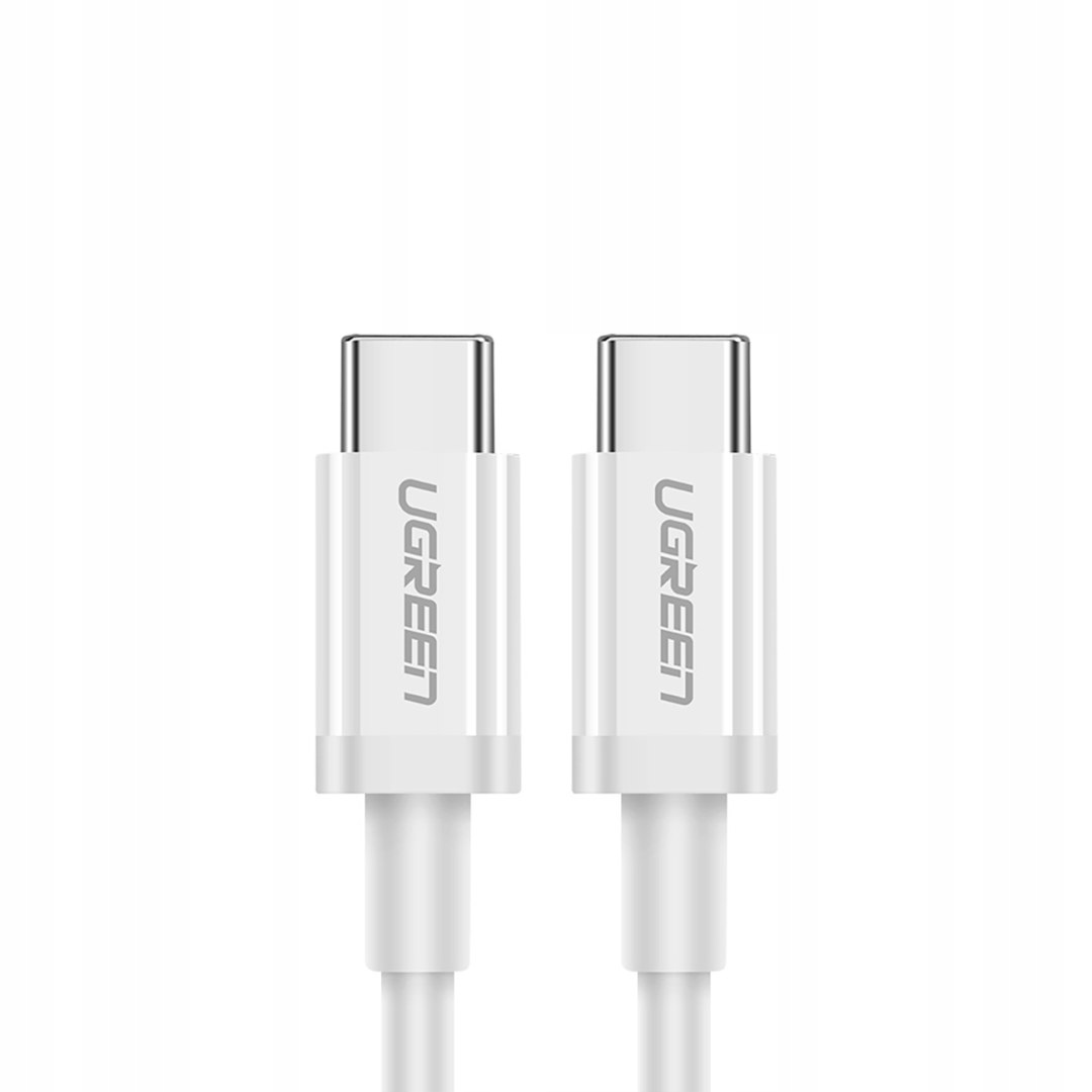 Kabel przewód Usb-c Usb-c Pd Qc Afc 1m biały