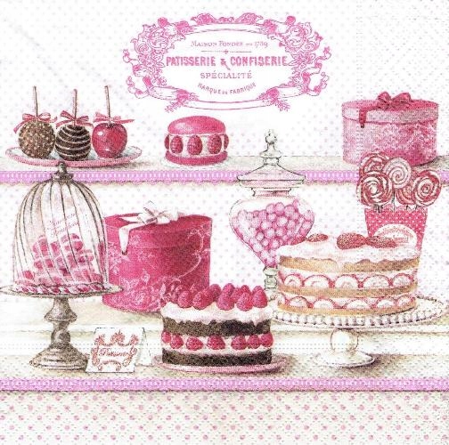 Serwetka decoupage 341A serwetki Torty ciastka
