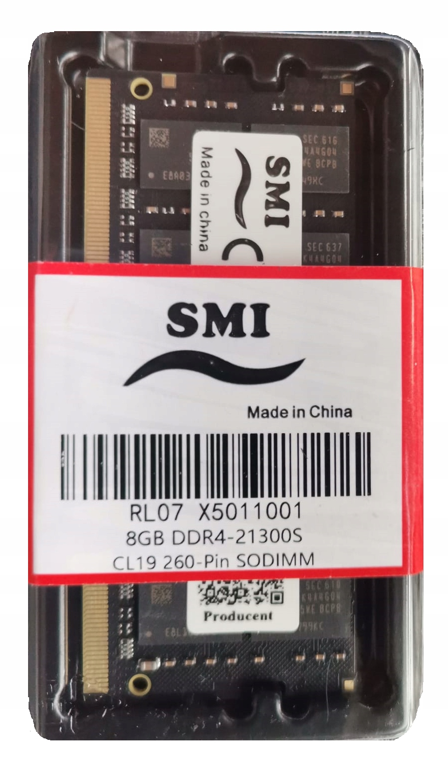 Ram Smi DDR4 8 Gb PC4 2666Mhz Sodimm do laptopów z procesorem Intel