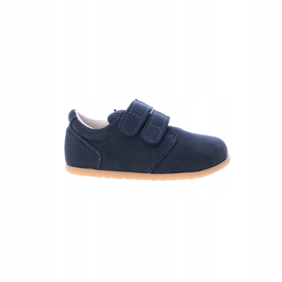Półbuty Mazurek Barefoot 1361 Navy na rzepy roz.26