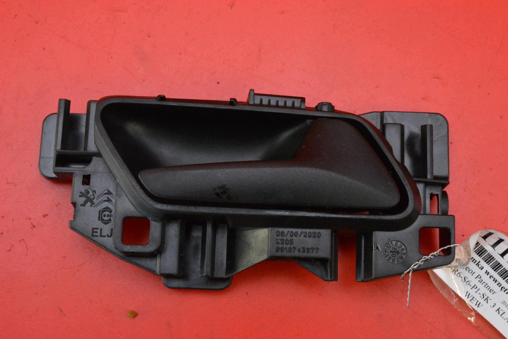 handle inner right front black 9819743877 PEUGEOT PARTNER 3 III 18-24