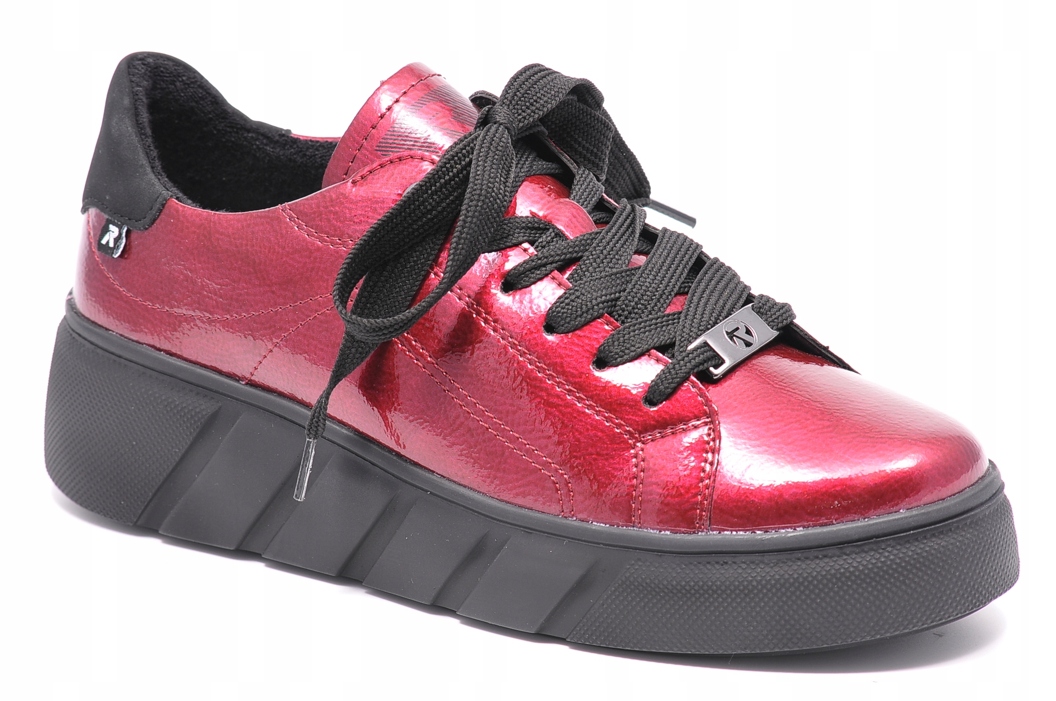 Rieker W2601-35 vínové boty Velikost 40