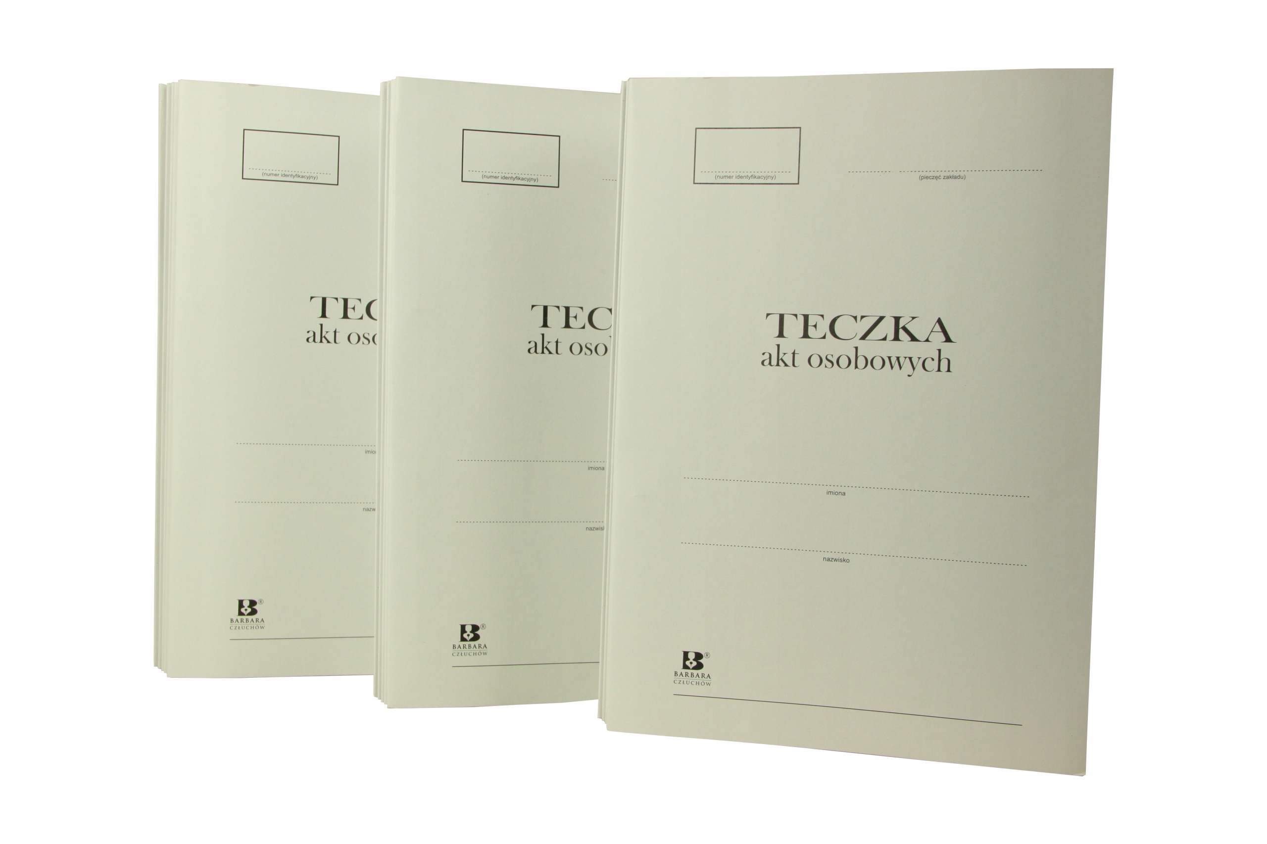 Teczka akt osobowych A4 do akt biała Barbara Typ organizer